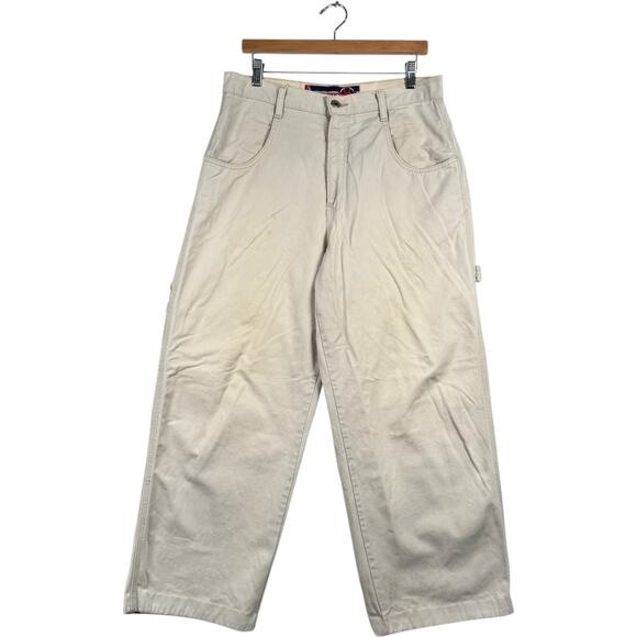 Vintage JNCO Crown Embroidered Wide Leg Cargo 34 x 30